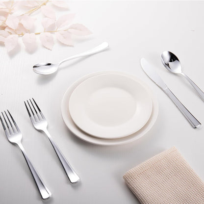 144 Pack Gold Premium Heavy Duty Plastic Silverware, 48 Forks, 48 Spoons, 48 Knives, For Catering, Parties, Dinners and Weddings, BPA-Free, Disposable Plastic Cutlery Set Utensils Set