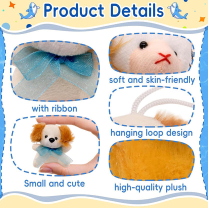 JoyRapt 24 Pack Small Stuffed Animals Bulk Gifts for Kids (2.3/2"-2.5/3.5" Each), Birthday Party Favors Toys for Classroom Prizes, Goodie Bag Pinata Fillers, Carnival Treasure Box Toys (24PCS)
