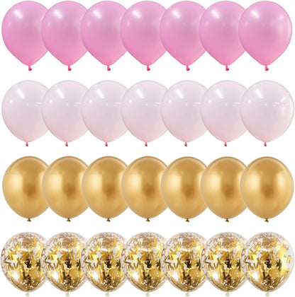 Sage Green and Dusty Pink Balloons, Retro Pink Muted Green White Gold Baby in Bloom Balloons for Girls Women Floral Fairy Wildflower Camping Birthday Woodland Baby Shower Garden Tea Party Decorations