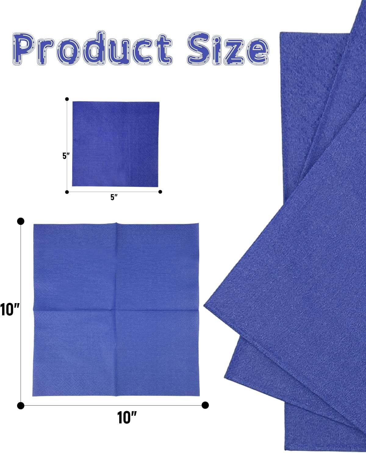 24 colors Cocktail Napkins 5 * 5inch disposable Beverage Napkin paper for Cocktail, Wedding, Dinner，Brithday Party Dessert Wine Paper Napkins（ 120 Count）