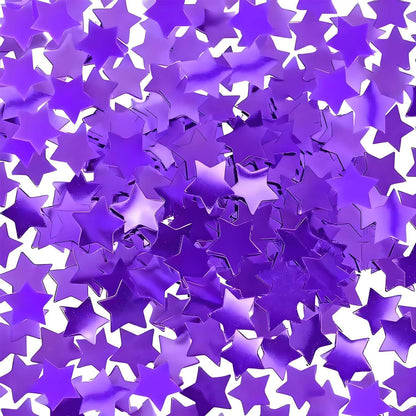 Rainbow Metallic Foil Star Confetti 0.78inch/2cm 8000PCS Table Confetti for Party Birthday Decoration or Filled Balloons