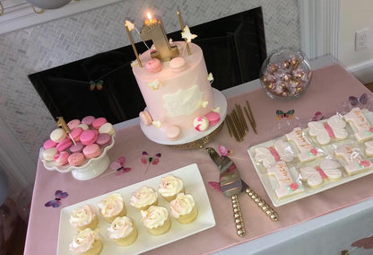 Homi styles Wedding Cake knife and Server Set | Elegant Rose Gold Color Premium 420 Stainless Steel plated Blades | Cake & Pie Serving Set for Wedding Cake, Birthdays, Anniversaries, Parties