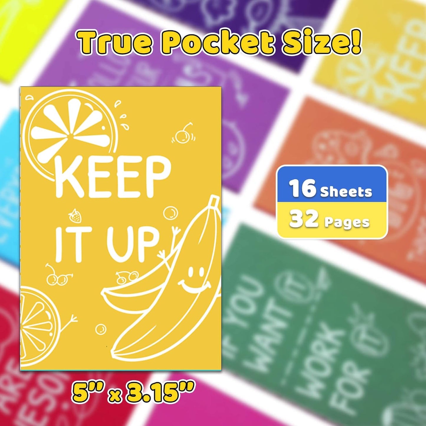 24 Packs - Gifts in Bulk Mini Inspirational Notebooks for Party Favors, Small Motivational Notepads, Cute Notebooks for Coworkers, Gifts from Teacher