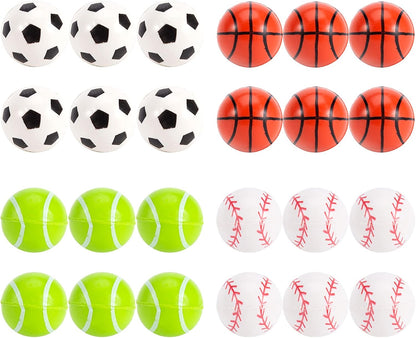 Pllieay 20PCS Space Bouncy Balls Bulk, Birthday Party Favors for Kids 32mm Space Theme Bouncy Balls for Kids Party Favors, Gift Bag Fillers, Easter Pinata Stuffers, Classroom Prizes and Pet Toys