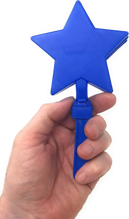 Funiverse 20 Bulk Star Hand Clapper/Team Spirit Noise Maker Assortment - Perfect New Years Party Favor (Gold)