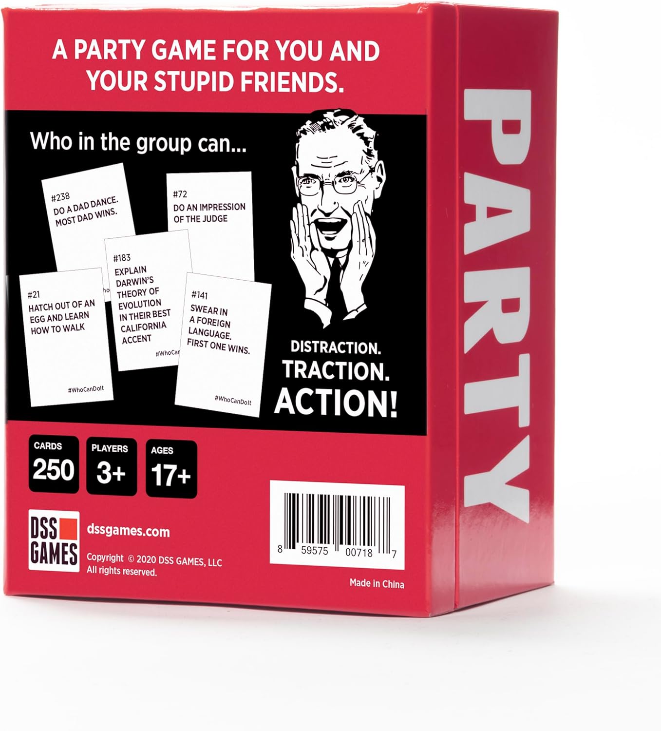 DSS Games Who Can Do It [Compete with Your Friends to Win These Challenges | Adult Party Game | Great for Game Night, Big Groups, Pregames | Gifts for Him]