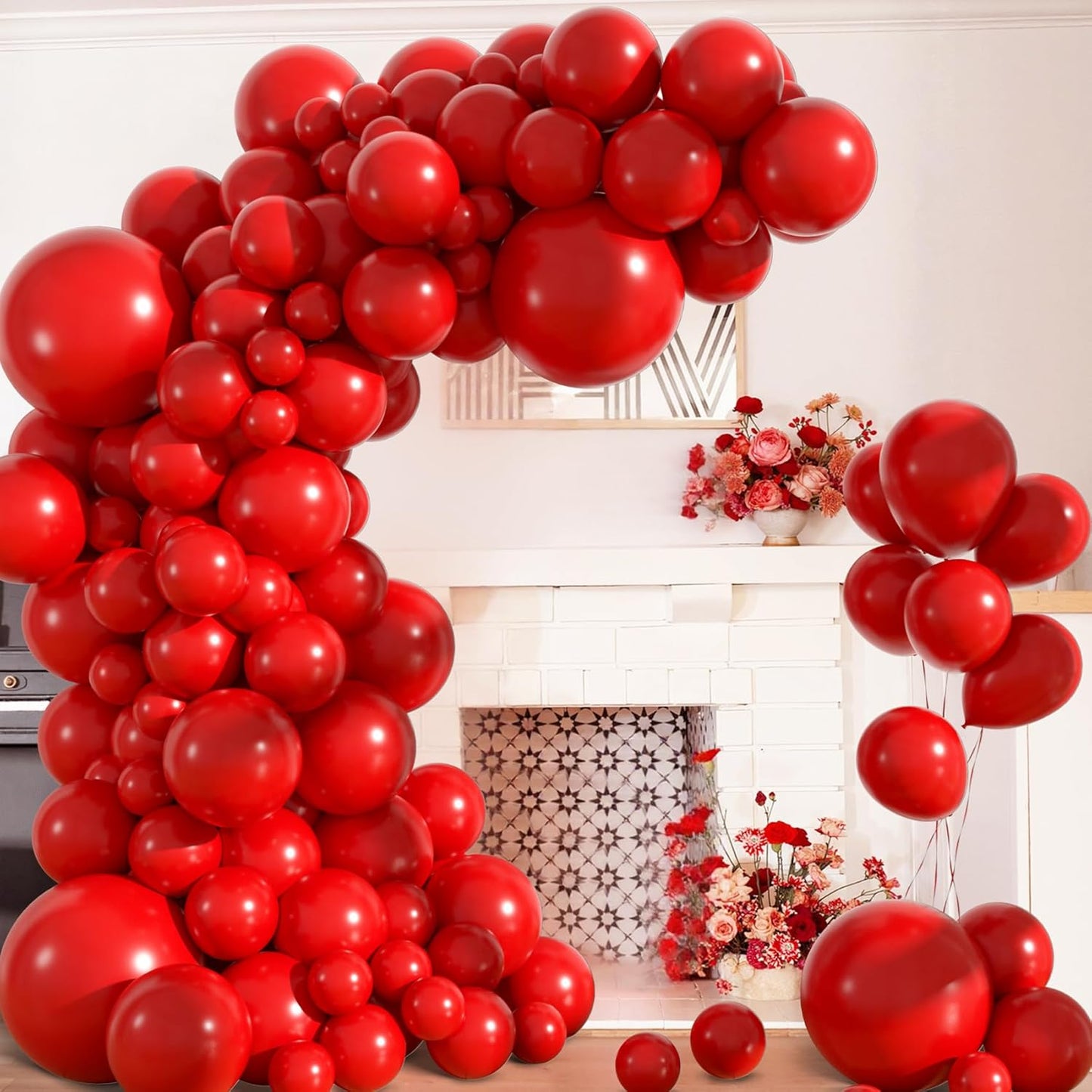 Amandir 153pcs White Sand Balloons Arch Garland Kit Different Sizes 18 12 10 5 Inch Cream Beige Sand White Latex Balloon for Birthday Boho Neutral Baby Shower Wedding Anniversary Party Decorations