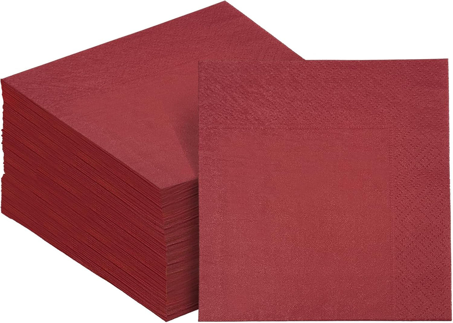 24 colors Cocktail Napkins 5 * 5inch disposable Beverage Napkin paper for Cocktail, Wedding, Dinner，Brithday Party Dessert Wine Paper Napkins（ 120 Count）