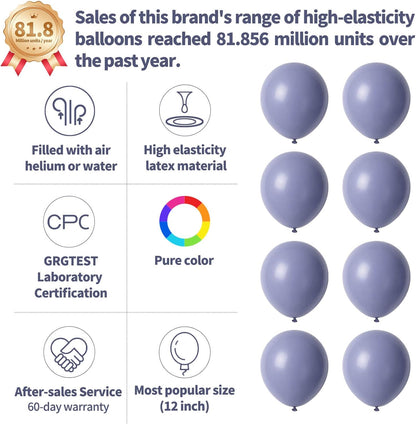 110pcs Black Balloon 12 inch, Black Latex Balloons for Birthday Party Baby Shower Wedding(with 2 Ribbons). - Colors A