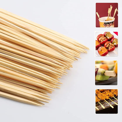 Candy Making Skewer Sticks 6 INCH - Natural Birch Wooden - Perfect for Cotton Candy, Caramel Apples, Cake Pops, and More - 70 Pack - Ideal for Corn Dogs and Sausages - Premium Quality