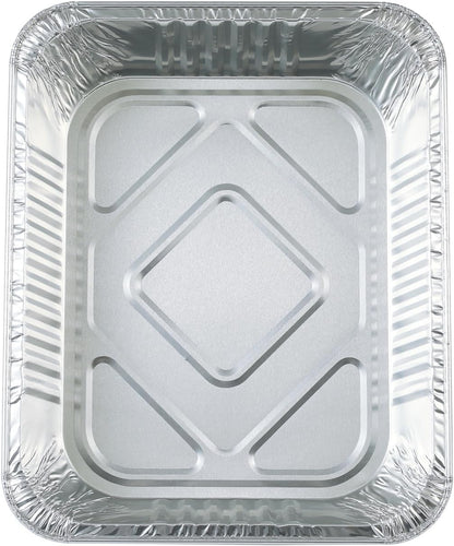 Waytiffer Aluminum Pans 9x13 Disposable Foil Pans (10 Pack) Half Size Deep Steam Table Pans Extra Thick for Baking, Cooking, Roasting, Heating, Serving & Lining Steam-Table Trays
