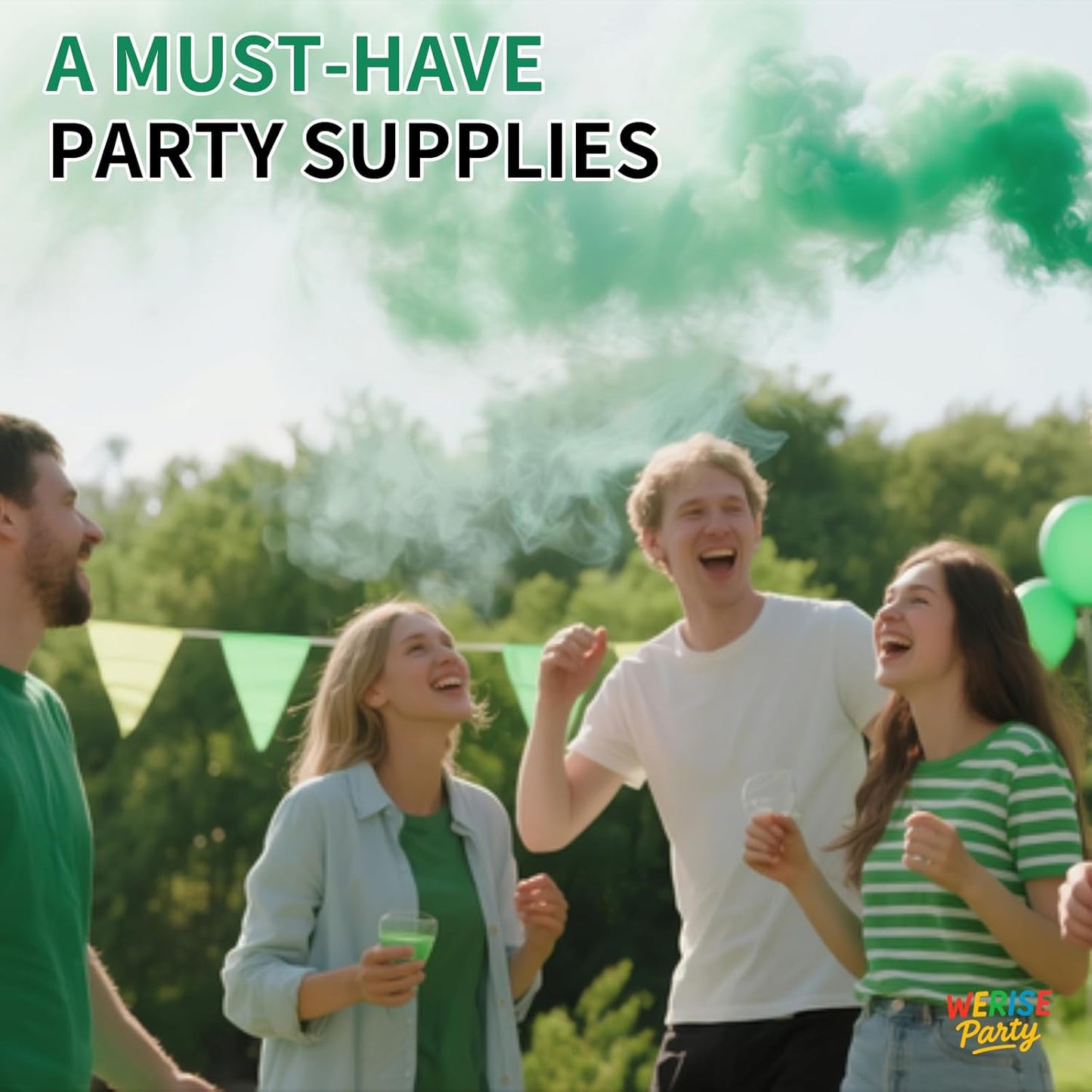 Red Powder Cannon Poppers, WERISE Party Biodegradable Smoke Poppers Cannon 12 Inch Powder Poppers for Birthday Party Valentines Day and Graduation 2 Pack
