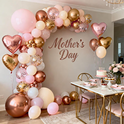 Sage Green Pink Balloons Garland Kit,133pcs Olive Green Blush Pink Sand White Metallic Gold Balloons for Bridal Shower Wedding Birthday Jungle Safari Woodland Party Decorations…