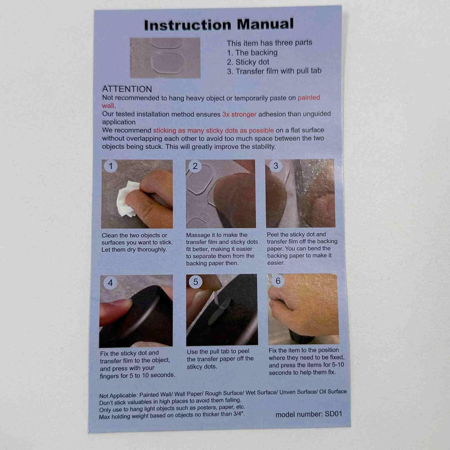 Clear Glue Dots Removable Sticky Tack, Waterproof Poster Putty Double Sided Dots for Party Decoration Picture (100, 0.39'' * 0.79'' Rectangle)