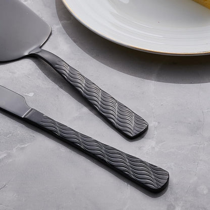 Rainbow Cake Cutting Set, Stainless Steel Cake Knife and Server, Cake Pie Cutter Set for Wedding, Birthday, Party
