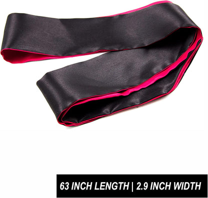 Satin Eye Mask Sleep Mask - Red Blindfold Satin Eye Mask - Eye Blindfold Sleep Mask 59 Inch (59)
