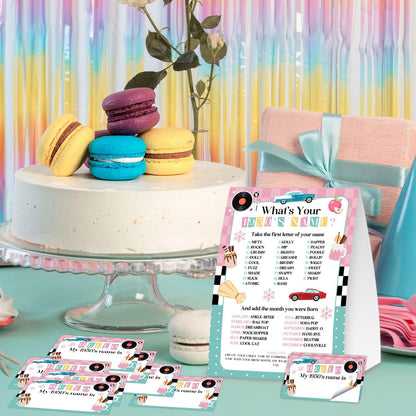 Gamer Birthday Party Decorations, Funny Video Game Party Night Favors Set,What's Your Gamer Name Perfect for Birthday Party Baby Shower Activities(31pcs)