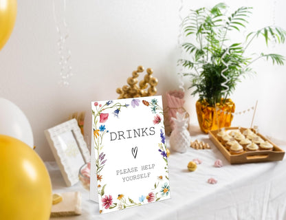 Bible Guest Book Sign, Wedding Signs for Ceremony and Reception, Floral Bridal Shower Decoration, Wedding Signage with Bracket, Bridal Shower Decor, Supplies For Engagement and Anniversary Parties, 13