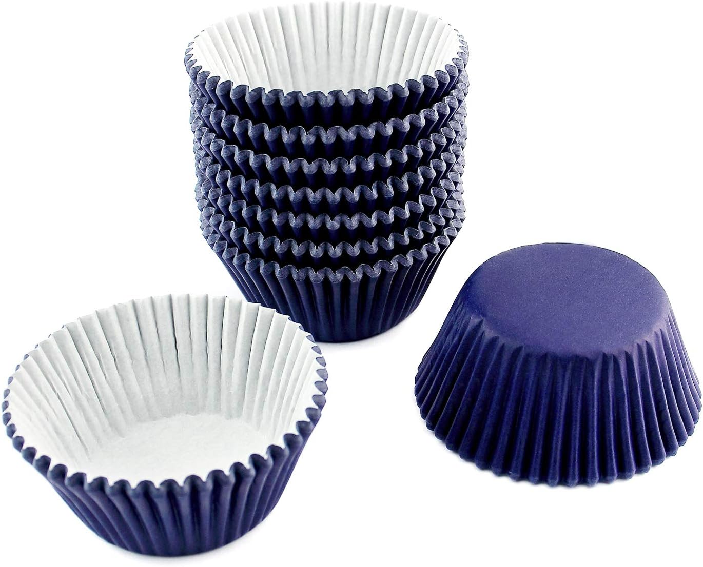 Standard Size Baking Cups Food-Grade Greaseproof Paper Cupcake Liners 200 Pcs (Natural)