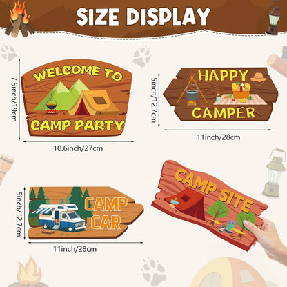 24 Pieces Retirement Decorations Retirement Party Directional Sign Retired Welcome Signs for Adults Retirement Themed Party Decorations Birthday Party Supplies