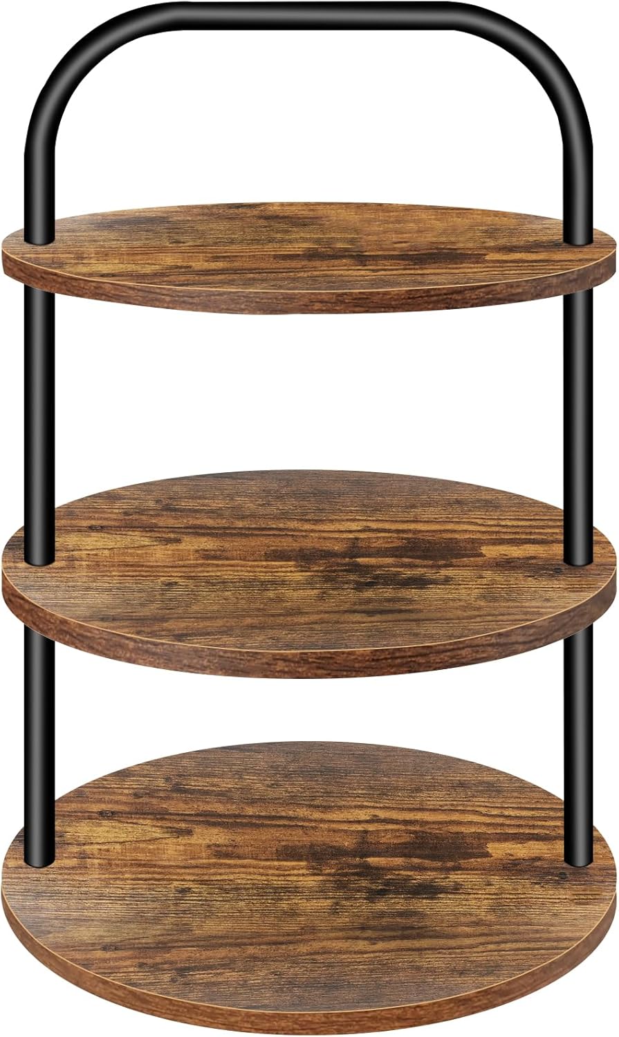 Cupcake Stand, Wooden Cupcake Stand for 100 Cupcakes 3 Tier Large Dessert Table Display Set Cupcake Tower Tiered Tray Stand Serving Tray for Party Supplies Vendor Display Farmhouse Decor