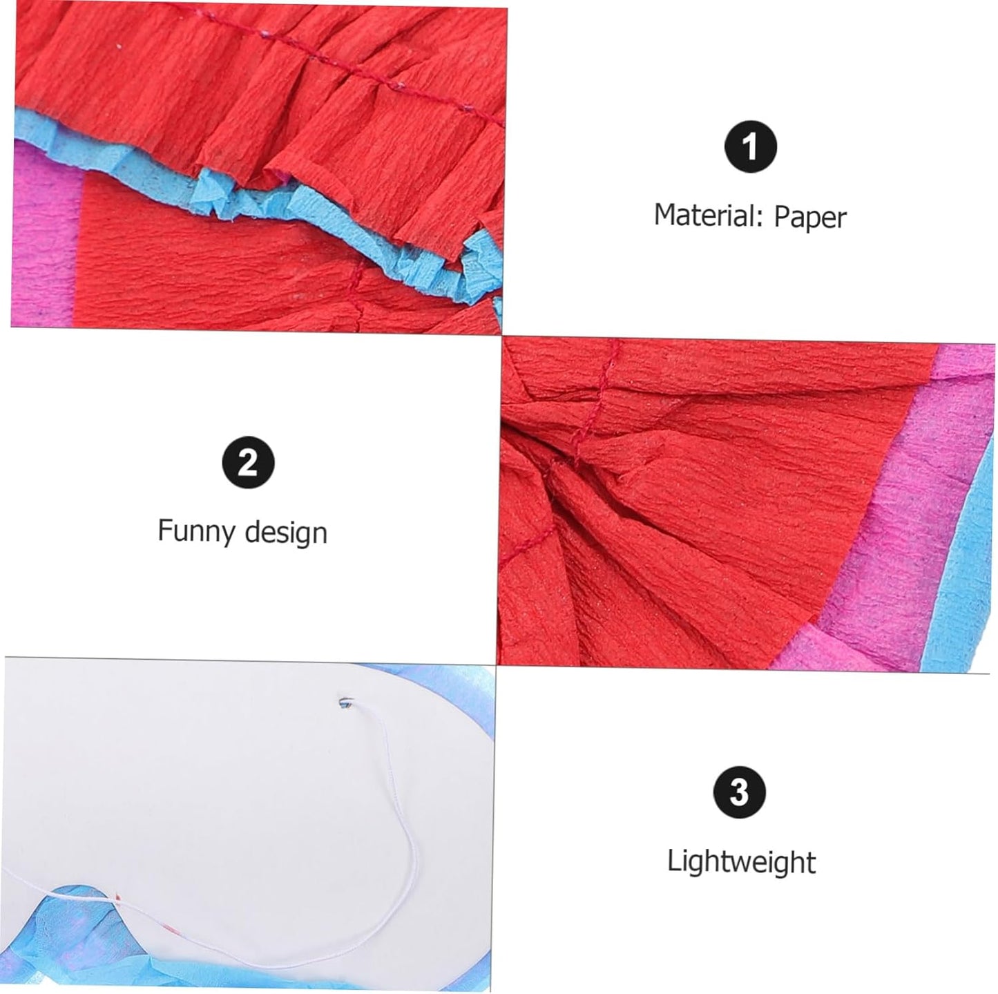 2pcs Funny Eye Patch Props Bulk Lash Sleep Mask Party Game Blindfold for Boys and Girls