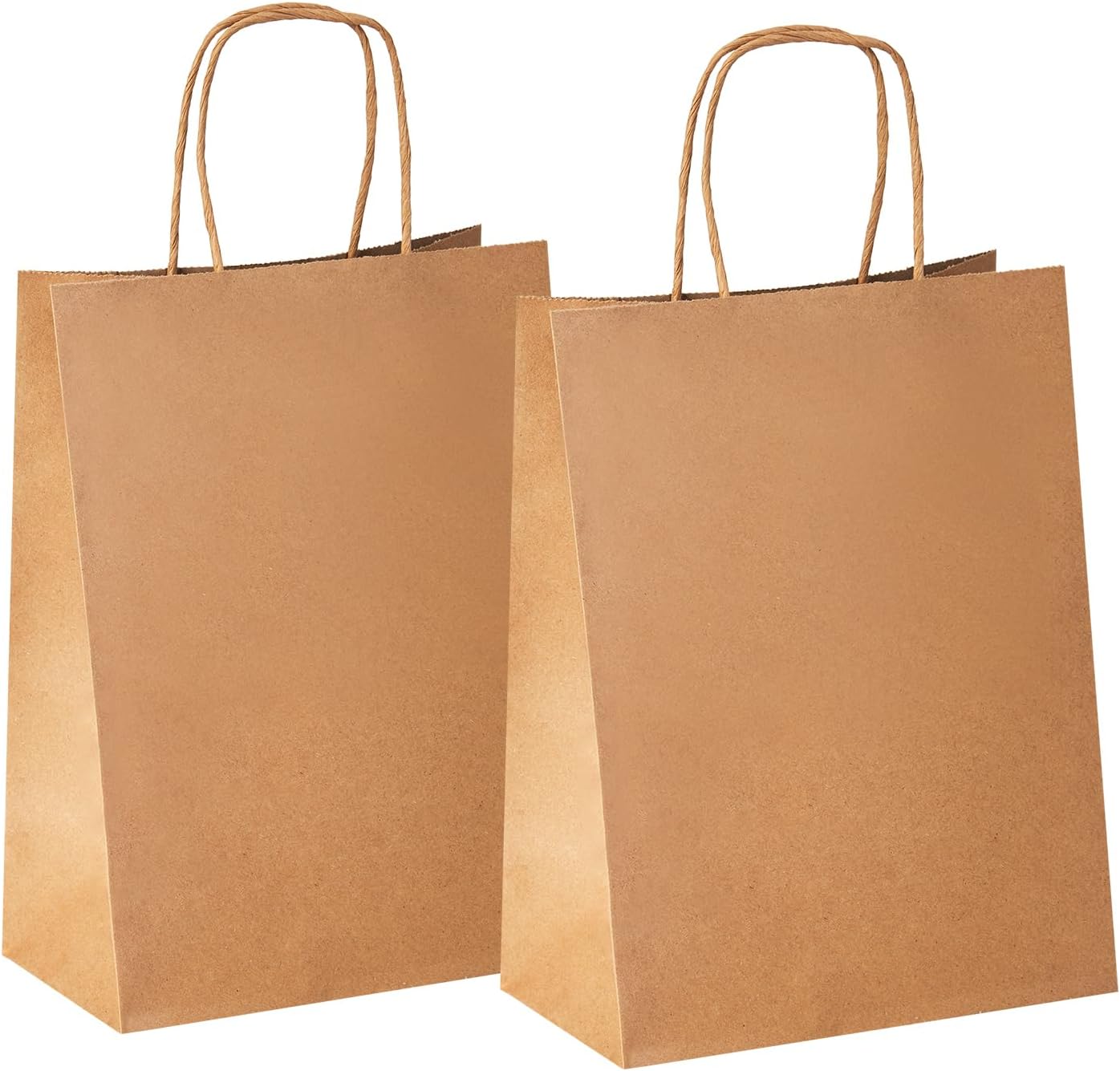YEEHAW 24 Pack Small Gift Bags 5.8"×3.2"×8.25" Kraft Paper Bags with Handles, Party Favor Bags Bulk for Kids Birthday, Baby Shower, Crafts, Wedding, Party (6 Colors)
