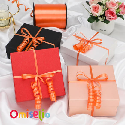 Rose Gold Curling Ribbon - 500 Yard Shiny Metallic Curling Ribbon for Gift Wrapping, Balloons, Birthdays & Parties