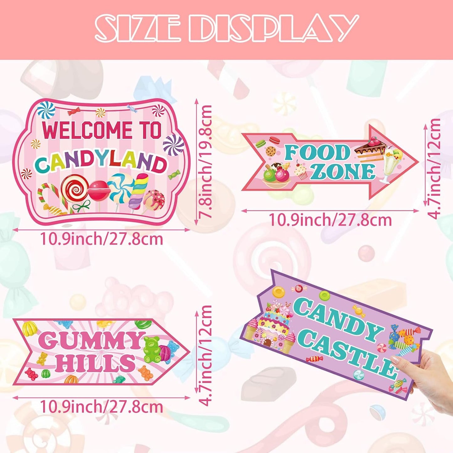 24 Pieces Retirement Decorations Retirement Party Directional Sign Retired Welcome Signs for Adults Retirement Themed Party Decorations Birthday Party Supplies