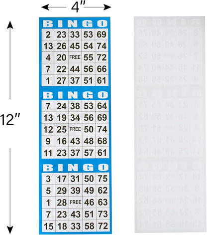 SEETOOOGAMES Bingo Paper Game Cards - 3 Card - 100 Books of 10 Sheets