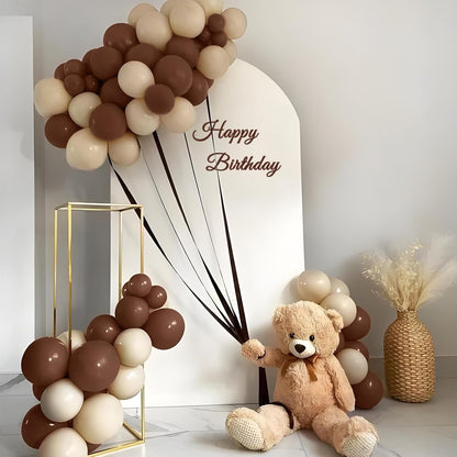 110pcs Black Balloon 12 inch, Black Latex Balloons for Birthday Party Baby Shower Wedding(with 2 Ribbons). - Colors B
