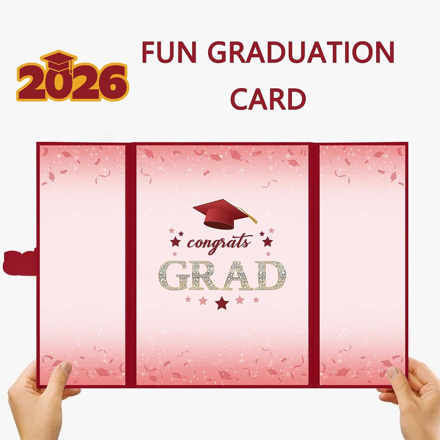 Vlipoeasn 2026 Graduation Guest Book Alternative, Black Gold Class of 2026 Graduation Party Decorations, Graduation Signature Book for 2026 College High School, Unique Graduation Gifts for Friends