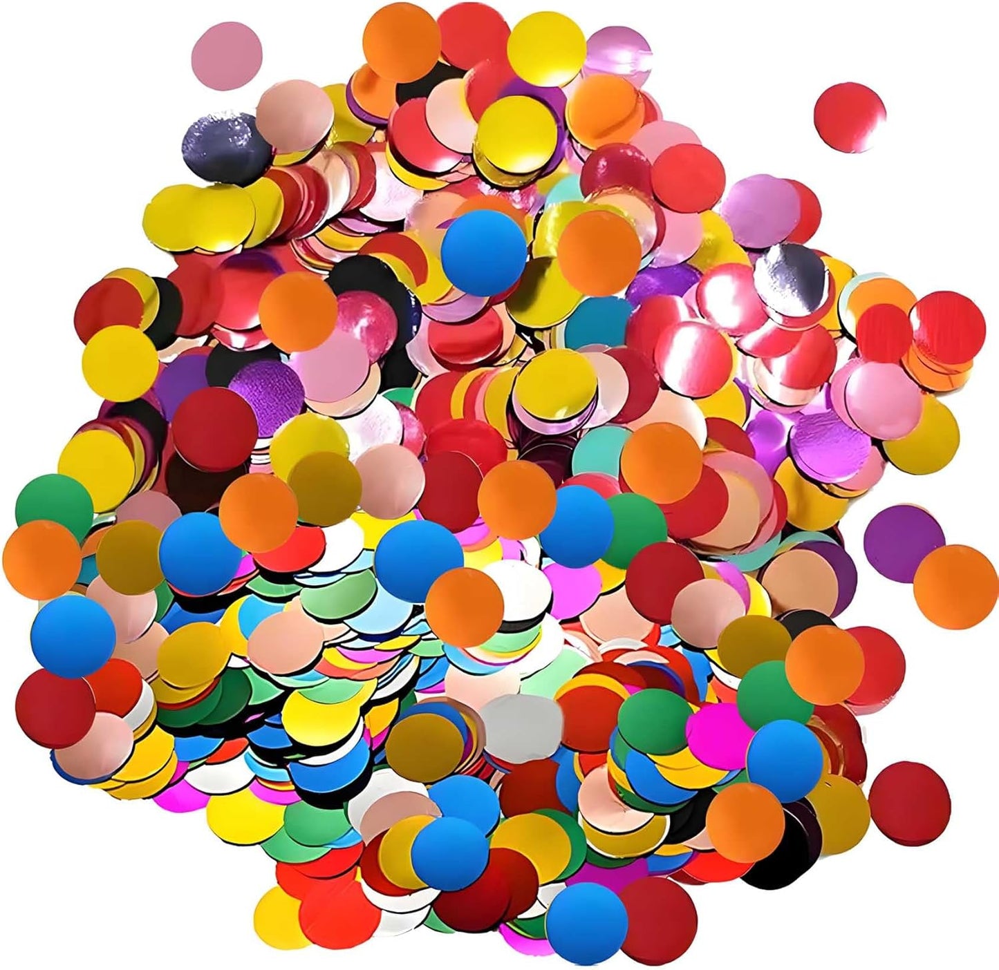Blue Metallic Foil Confetti 8000 Pcs Shiny Round Table Confetti for Fill Balloon Wedding Graduation Party Decorations,60g of pack