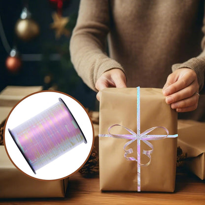 Metallic Shiny Curling Ribbon，500 Yard，1/5" for Crafts,Gift Wrapping, Balloon String, Baby Shower, Parties & Festivals, Florist Flowers (Silver)