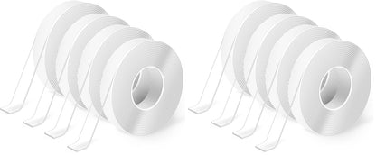 Art3d Double-Sided Mounting Tape (10FT), Multipurpose Removable Adhesive Foam Tape, Transparent, Household