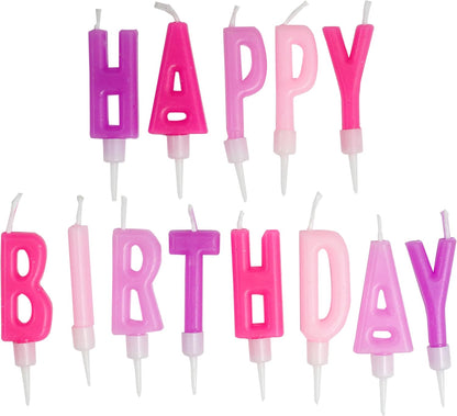 72-Count Birthday Candles Multicolored Spiral, Birthday Candles for Cake, Cupcake Candles, Party Celebration