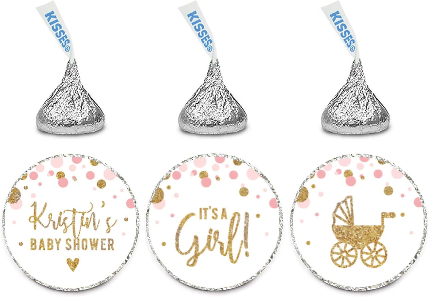 Andaz Press Blush Pink Gold Glitter Girl Baby Shower, Printable Table Tent Place Cards, 20-Pack, Seat Placement Cards Blank Place Cards For Table Settings Name Cards for Wedding, Graduation Food Cards - Colors A