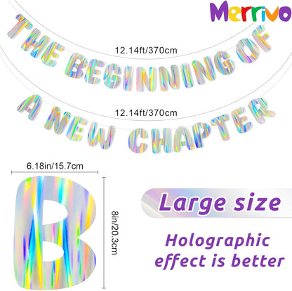 Iridescent Welcome Back We Missed You So Much Banner, Holographic Welcome Back Decorations, Pre-Strung Welcome Home sign for Office Party, Family Gathering, Back to School, Military Homecoming