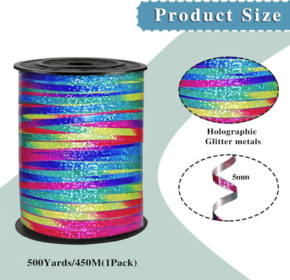 500 Yard Premium Gold Curling Ribbon,Curling Ribbon for Gift Wrapping, Balloon String,for Gift Wrapping ，Party Decoration Crafting,for Florist Flower﻿