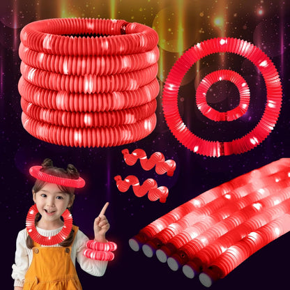 Orange 12PCS Glow Sticks Stocking Stuffers Party Favors-Glow in The Dark Party Supplies for Kids and Adults, Perfect for Festivals, Birthday Parties, Raves, Concerts, and Camping Decorations
