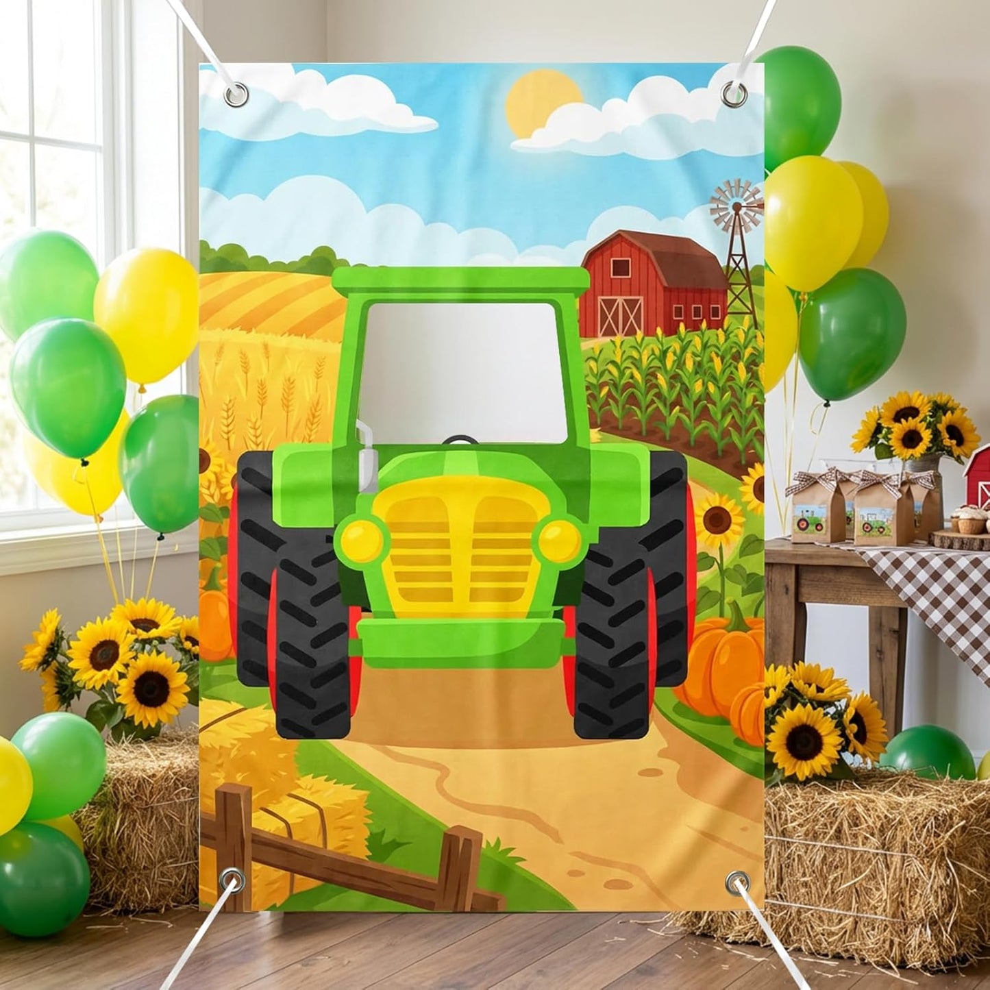 Serencatcher Engineer Party Decorations Photo Prop Backdrop 5x3.3ft Engineer Theme Cutout Backdrop Photo Booth Props Face in Hole Background Banner for Birthday Baby Shower Party Supplies Selfie Frame