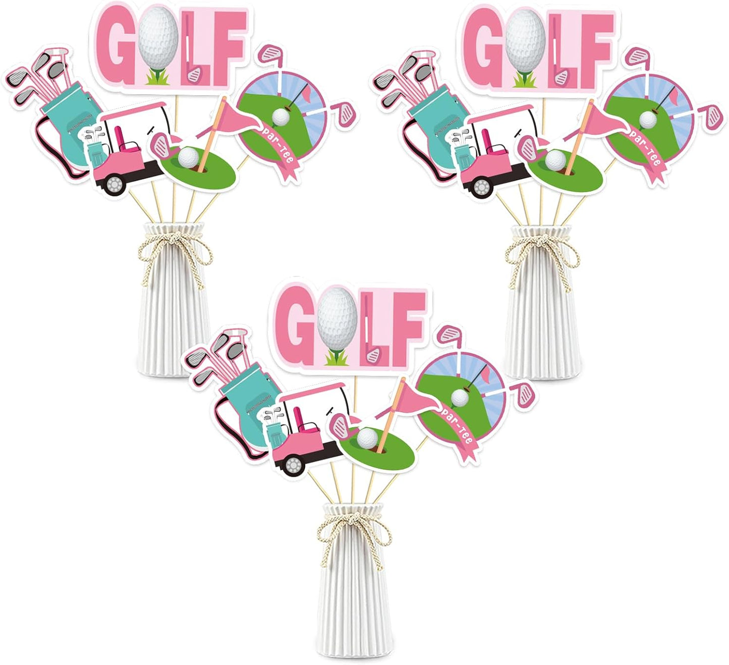 Beautiful Butterfly Centerpiece Sticks - Floral Baby Shower or Birthday Table Toppers - Butterfly Themed Gender Reveal Bridal Shower Party Decoration- Set of 15