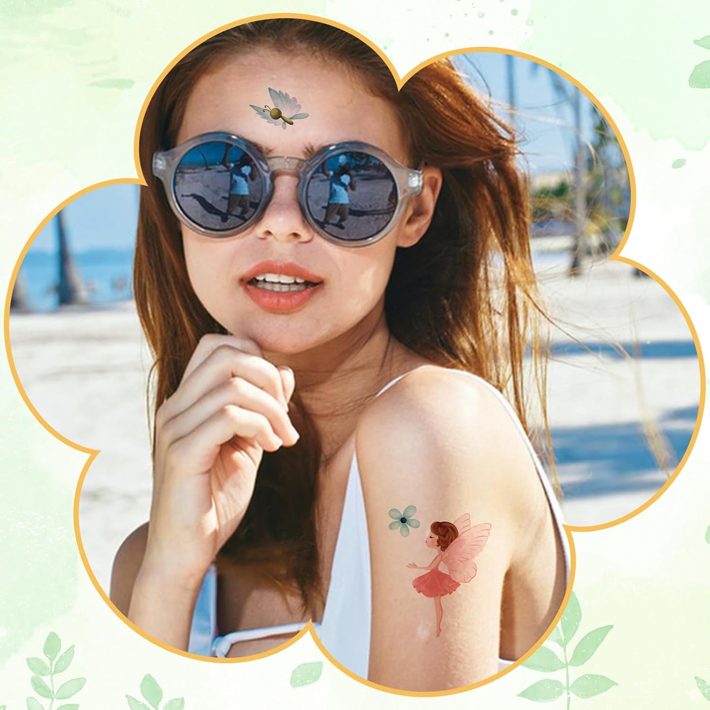 Fairy Temporary Tattoos, Fairy Party Favors, Birthday Party Decorations Supplies, Cute Gifts for Adults Classroom Prizes Rewards