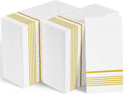 200 Pack Paper Dinner Napkins, Absorbent Paper Napkins, Premium Quality Guest Towels, 2-Ply Disposable Hand Towels for Thanksgiving, Kitchen, Events, Parties or Events