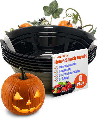 Mintra Home Snack Bowls (Medium 6pk (1.8L), Assorted)