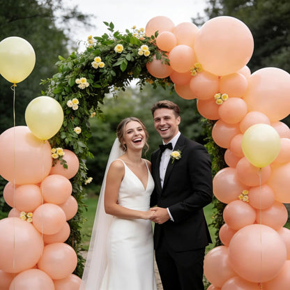 110pcs Black Balloon 12 inch, Black Latex Balloons for Birthday Party Baby Shower Wedding(with 2 Ribbons). - Colors A
