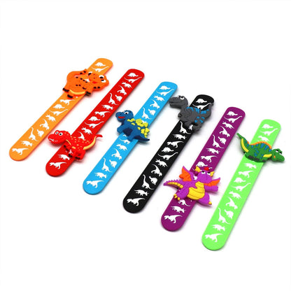 Cat Slap Bracelets for party- Silicone Wristbands Adjustable Party Favors, Classroom Prizes, Carnival Games - Birthday Gifts for Adults(6Pack)-LOCHSOEL