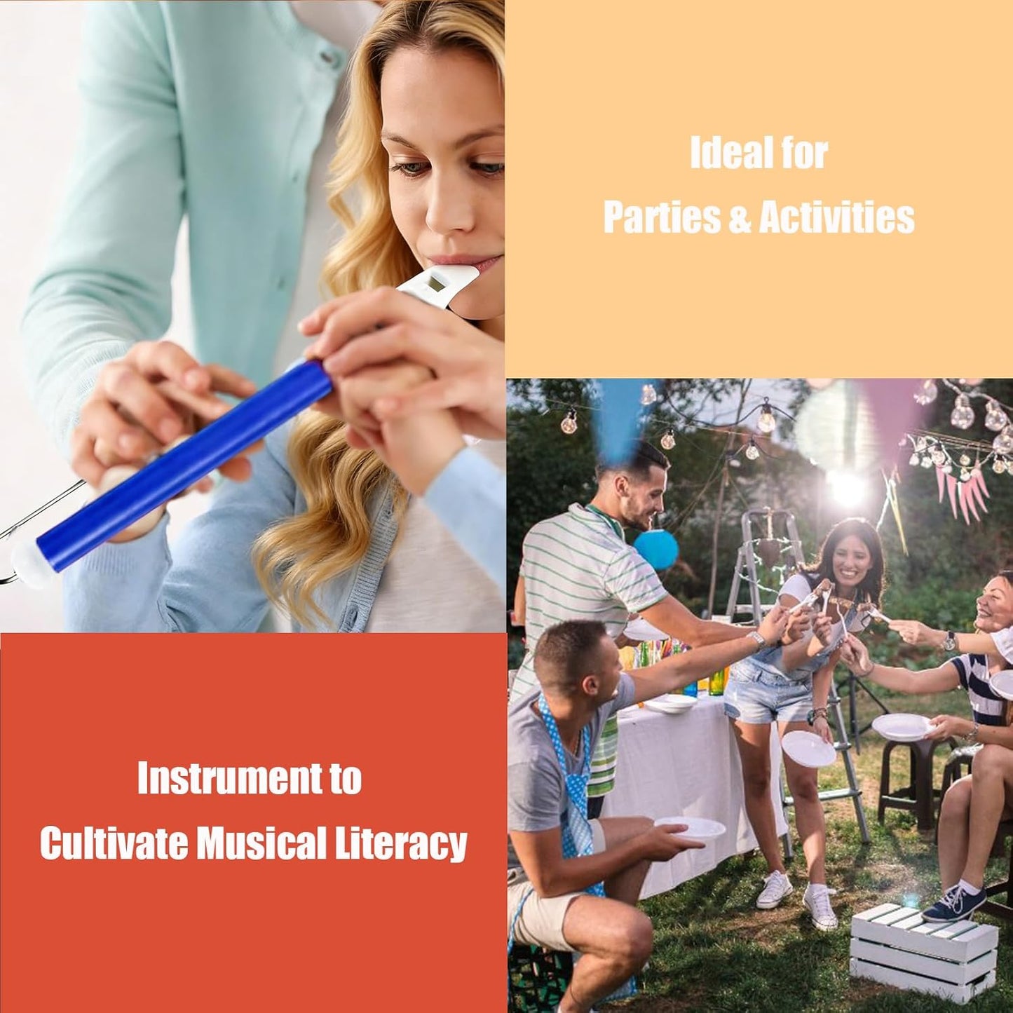 3 PCS Slide Whistle, Musical Instrument Sliding Whistles or Speech and Oral Muscle Training, Educational Games, Birthday Gifts, Party Favors Supplies Blow Noisemakers Loud Sound Cheer