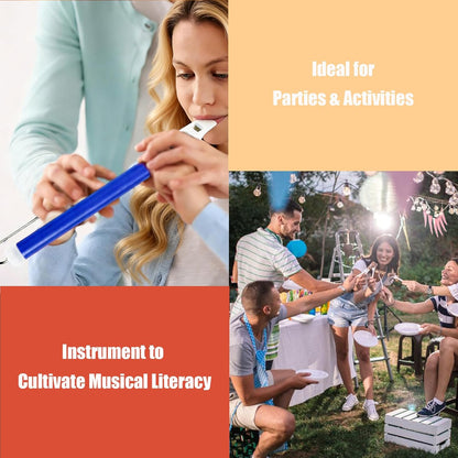 3 PCS Slide Whistle, Musical Instrument Sliding Whistles or Speech and Oral Muscle Training, Educational Games, Birthday Gifts, Party Favors Supplies Blow Noisemakers Loud Sound Cheer