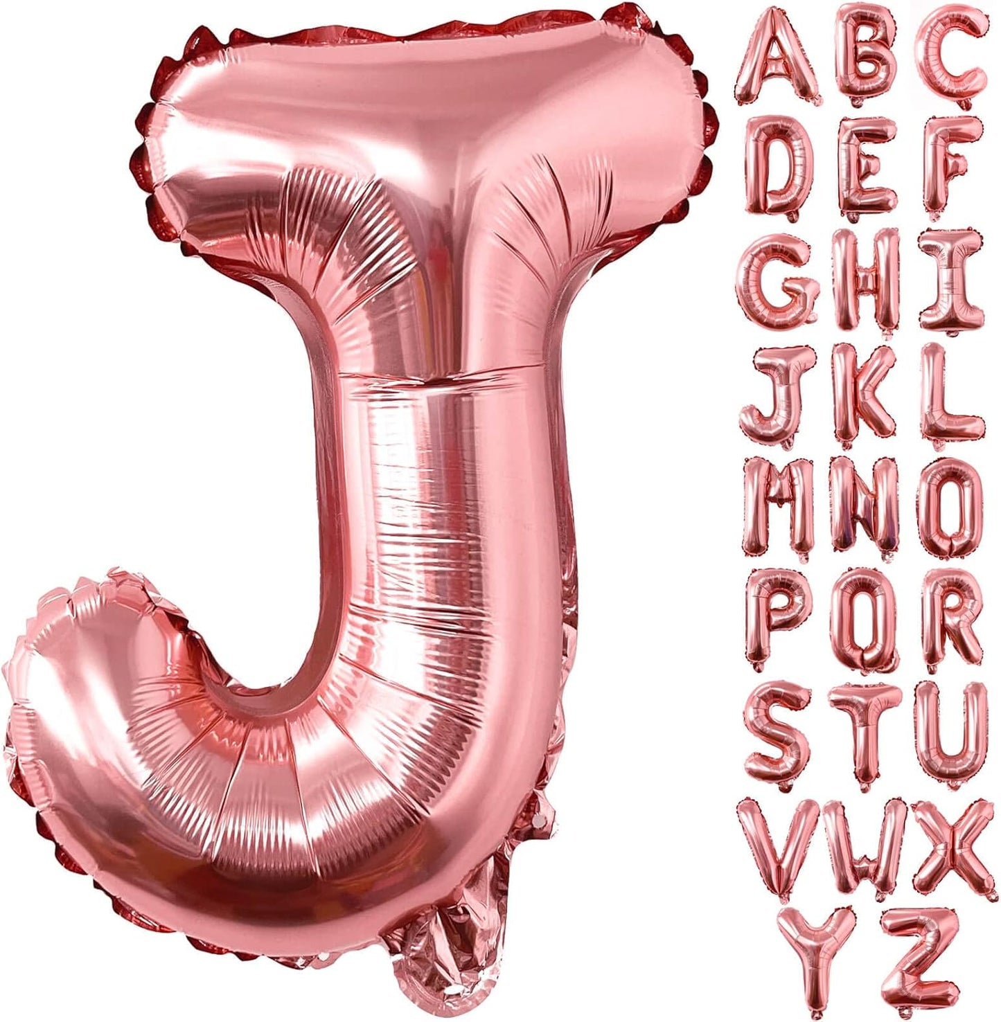 Lovoir 40 Inch Large Rose Gold Letter A Balloons Big Size Jumbo Mylar Foil Helium Balloon for Birthday Party Celebration Decorations Alphabet Rose Gold A